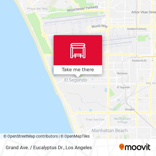 Grand Ave. / Eucalyptus Dr. map