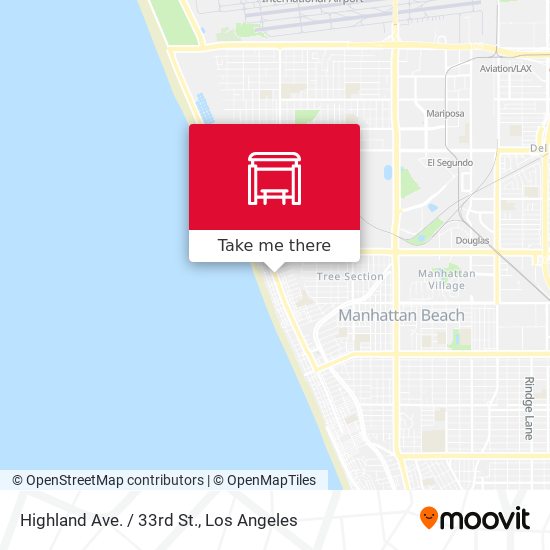 Highland Ave. / 33rd St. map