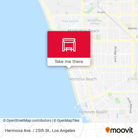 Hermosa Ave. / 25th St. map