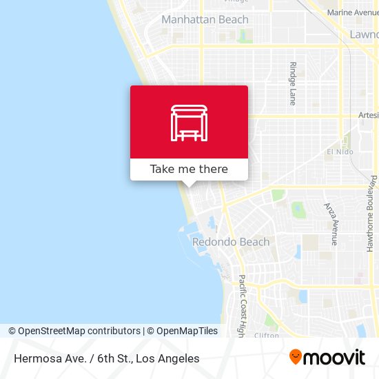 Hermosa Ave. / 6th St. map