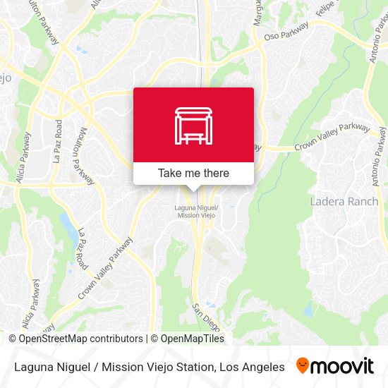 Mapa de Laguna Niguel / Mission Viejo Station