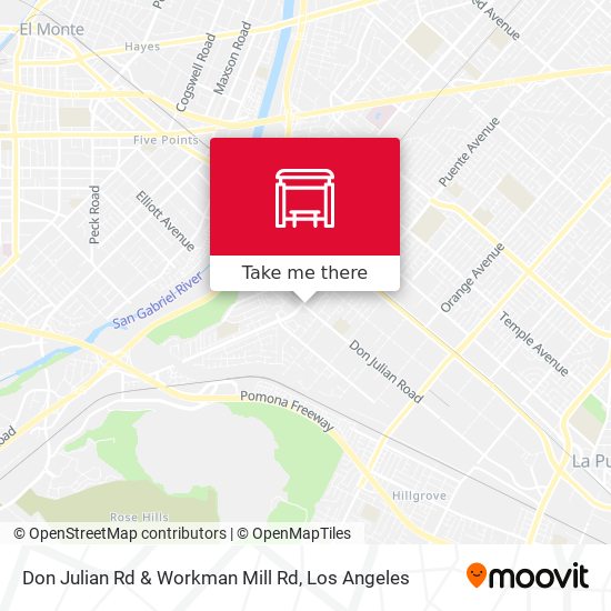 Mapa de Don Julian Rd & Workman Mill Rd