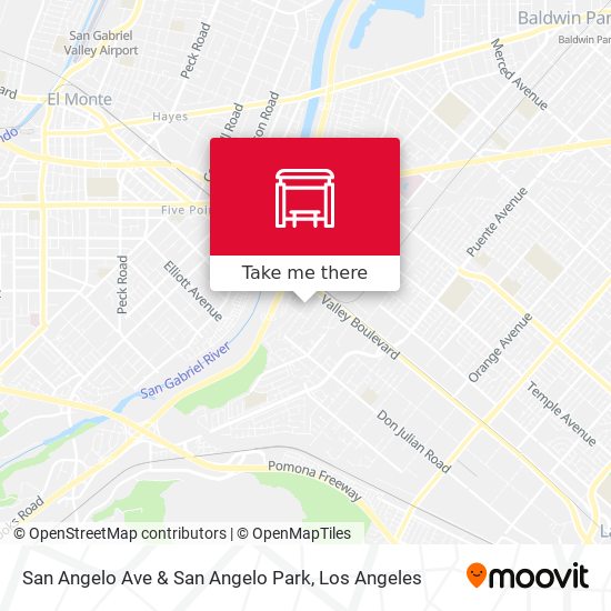 Mapa de San Angelo Ave & San Angelo Park