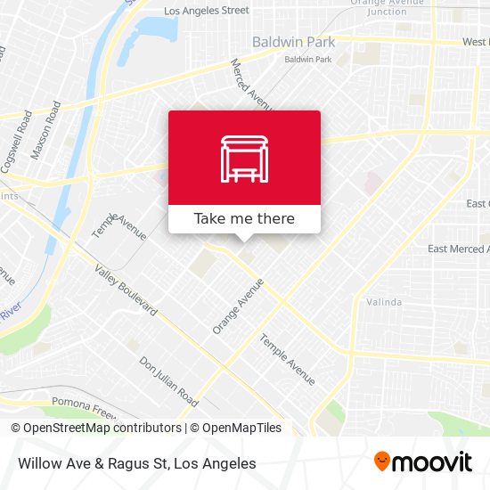 Mapa de Willow Ave & Ragus St