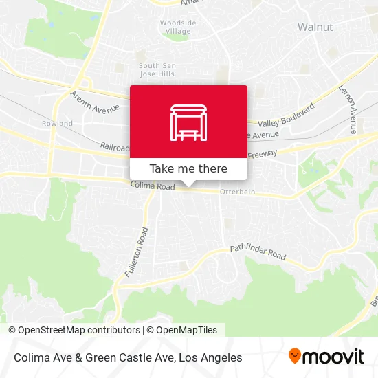 Colima Ave & Green Castle Ave map