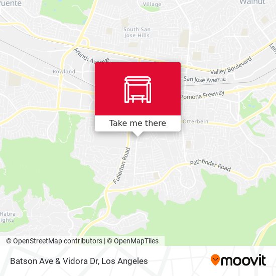 Batson Ave & Vidora Dr map