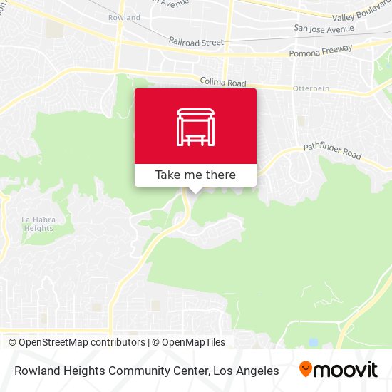 Rowland Heights Community Center map