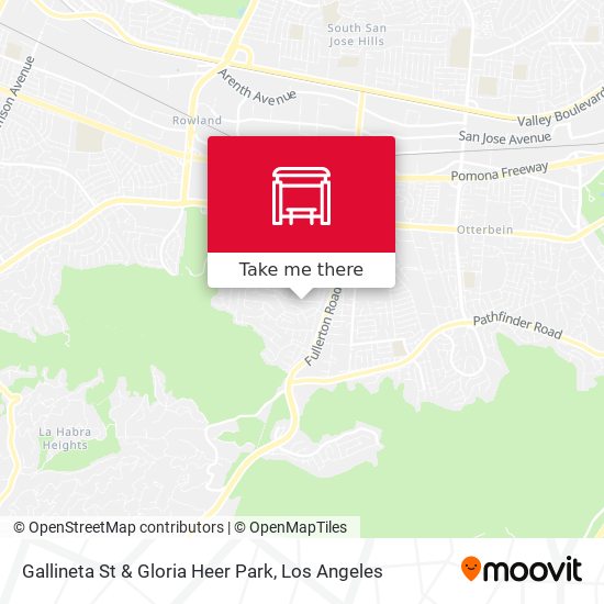Gallineta St & Gloria Heer Park map