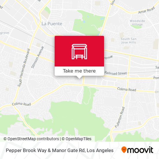 Pepper Brook Way & Manor Gate Rd map