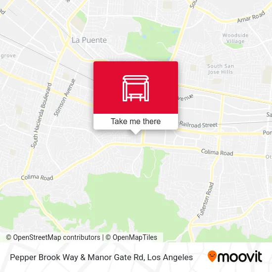 Mapa de Pepper Brook Way & Manor Gate Rd