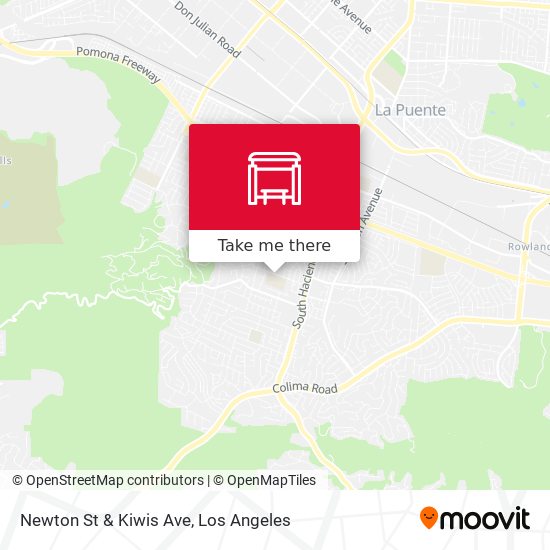 Newton St & Kiwis Ave map