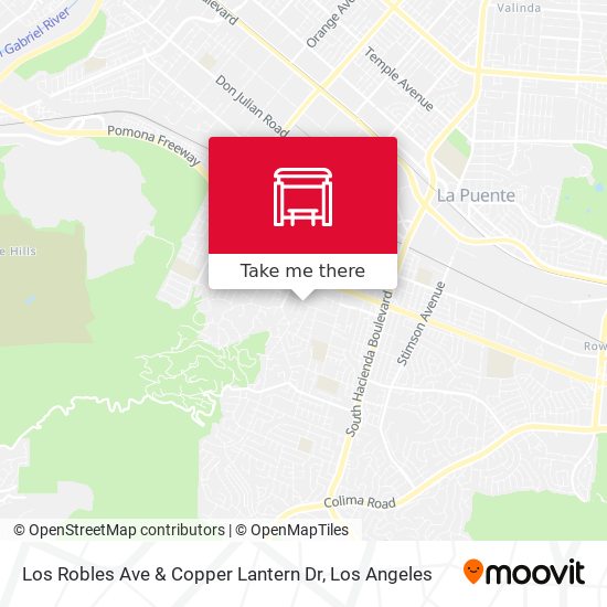 Los Robles Ave & Copper Lantern Dr map