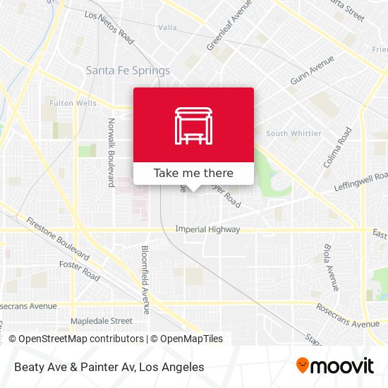 Mapa de Beaty Ave & Painter Av