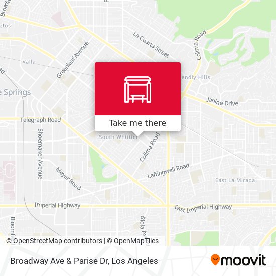 Broadway Ave & Parise Dr map