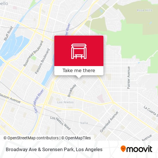 Mapa de Broadway Ave & Sorensen Park