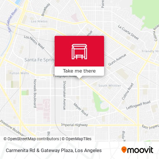 Mapa de Carmenita Rd & Gateway Plaza