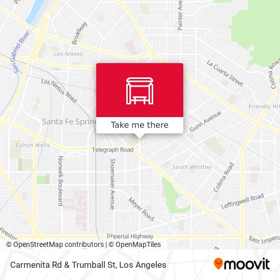 Mapa de Carmenita Rd & Trumball St