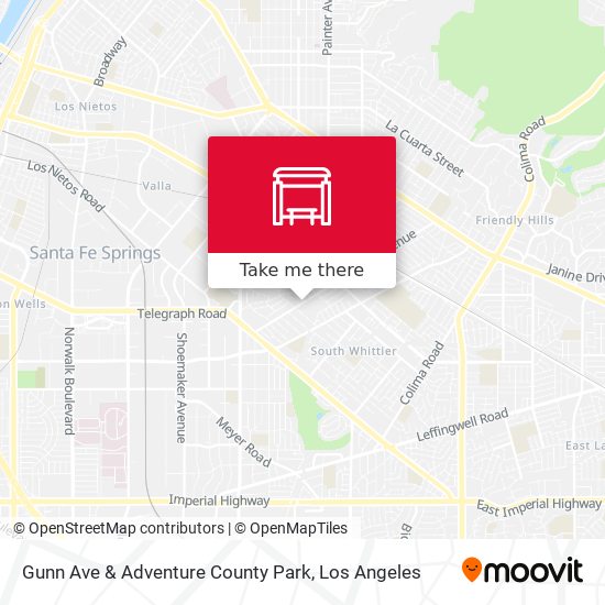 Mapa de Gunn Ave & Adventure County Park