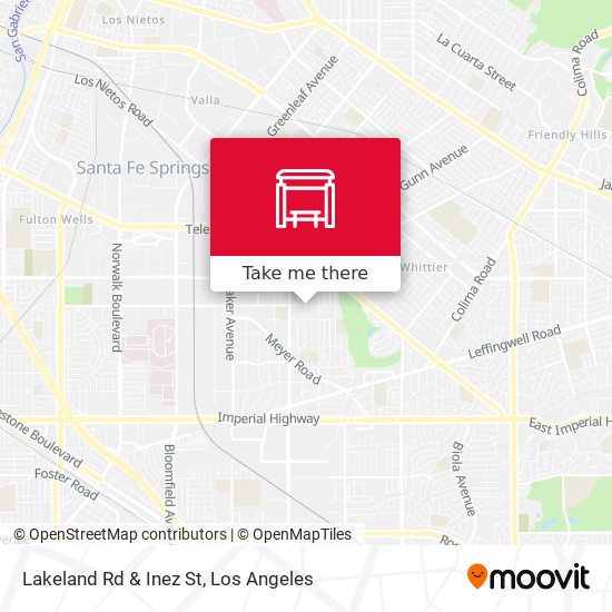 Lakeland Rd & Inez St map