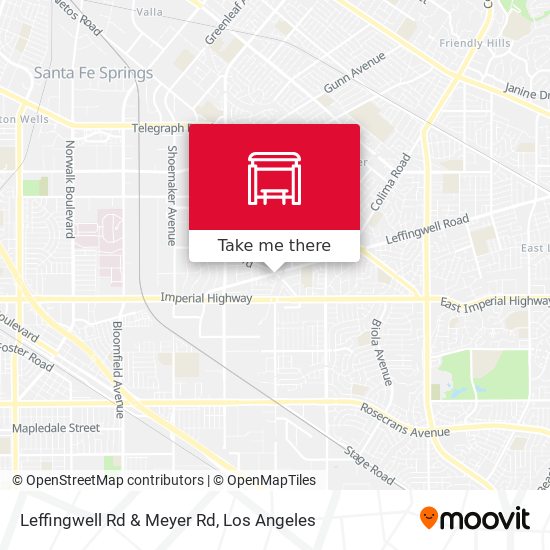 Mapa de Leffingwell Rd & Meyer Rd