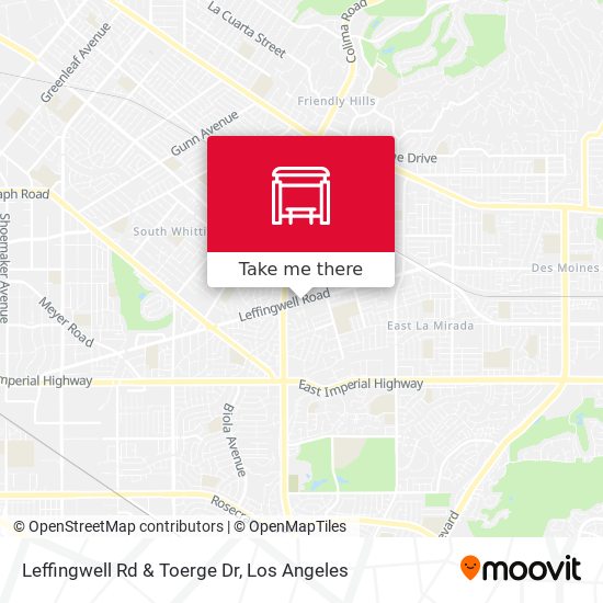 Mapa de Leffingwell Rd & Toerge Dr