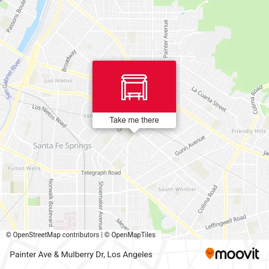 Painter Ave & Mulberry Dr map