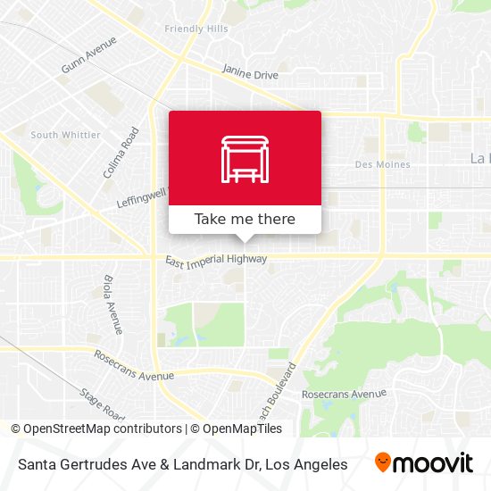 Santa Gertrudes Ave & Landmark Dr map