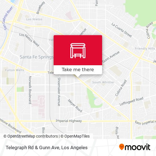 Telegraph Rd & Gunn Ave map