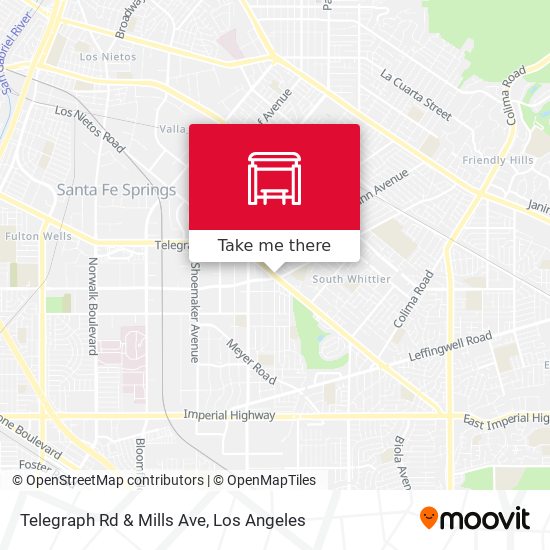 Mapa de Telegraph Rd & Mills Ave