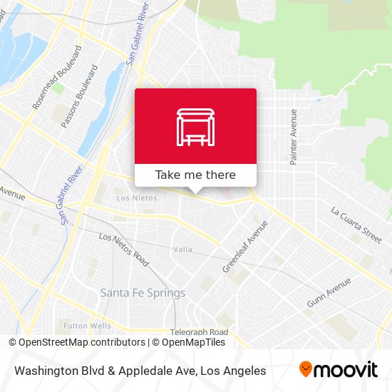 Washington Blvd & Appledale Ave map