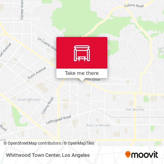 Whittwood Town Center map
