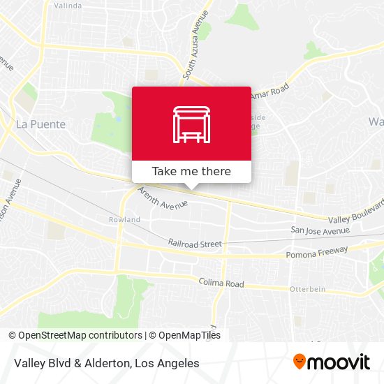 Valley Blvd & Alderton map