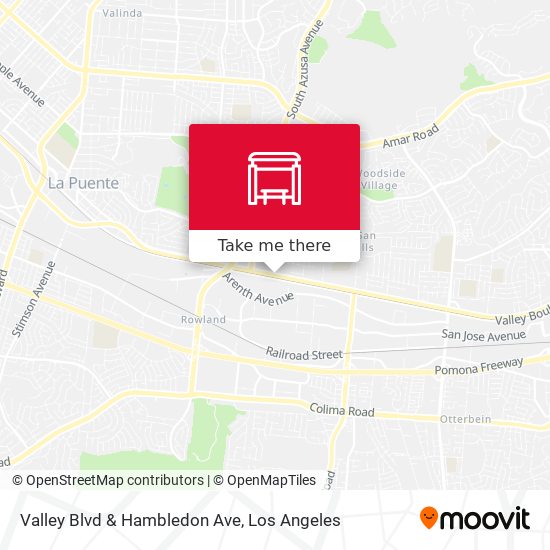 Valley Blvd & Hambledon Ave map