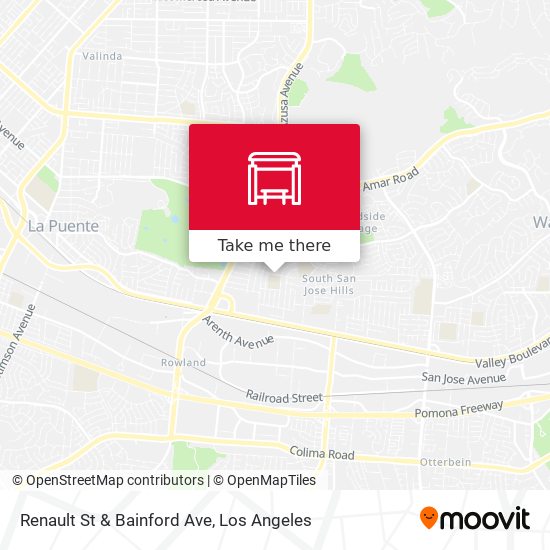 Renault St & Bainford Ave map