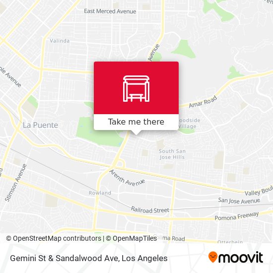 Mapa de Gemini St & Sandalwood Ave