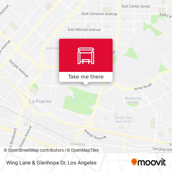 Wing Lane & Glenhope Dr map