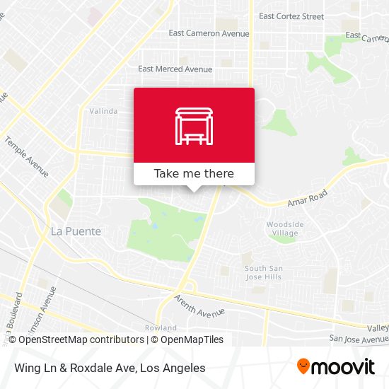 Wing Ln & Roxdale Ave map