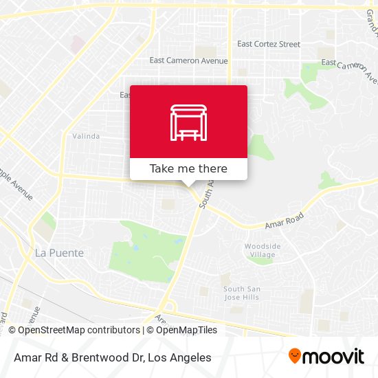 Mapa de Amar Rd & Brentwood Dr