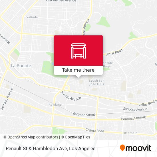 Renault St & Hambledon Ave map
