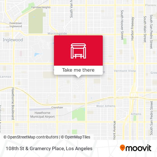 108th St & Gramercy Place map