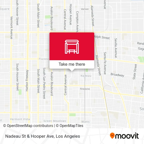 Nadeau St & Hooper Ave map