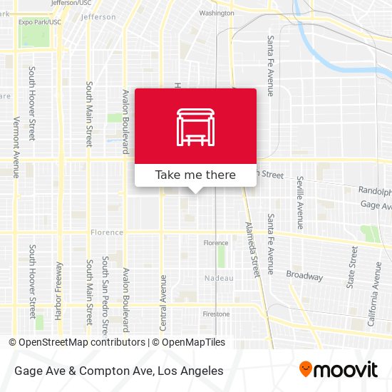 Mapa de Gage Ave & Compton Ave