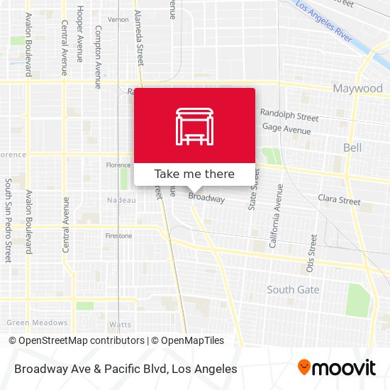Mapa de Broadway Ave & Pacific Blvd