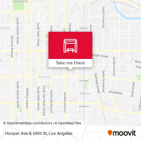Hooper Ave & 68th St map