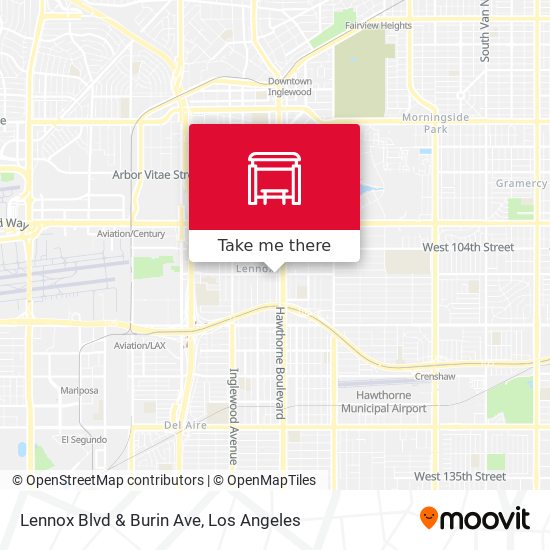 Lennox Blvd & Burin Ave map