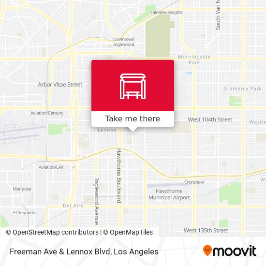 Freeman Ave & Lennox Blvd map