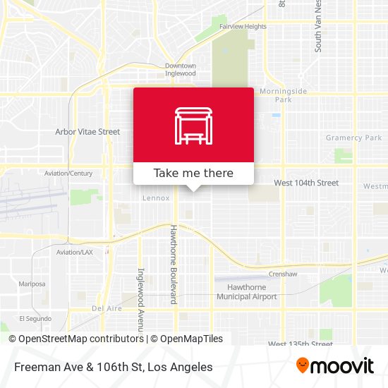 Freeman Ave & 106th St map