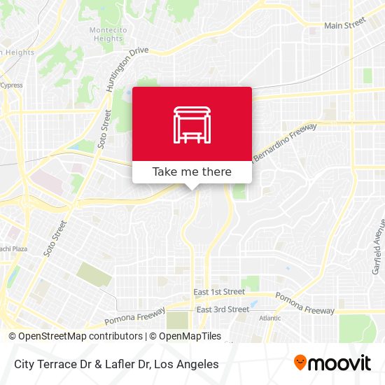 City Terrace Dr & Lafler Dr map