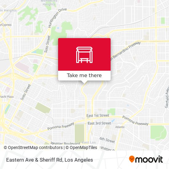 Mapa de Eastern Ave & Sheriff Rd