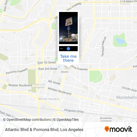 Atlantic Blvd & Pomona Blvd map